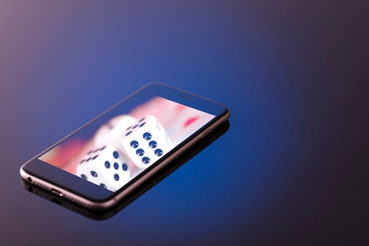 Filipino bettor reviewing 19000 sports analysis on a mobile phone before placing a bet on basketball